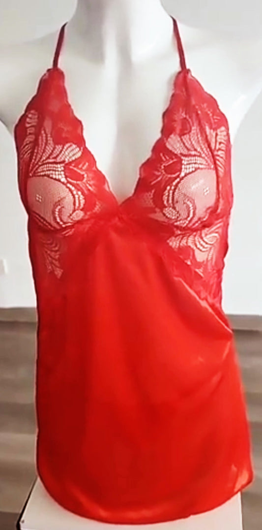 Transparent Satin Chemise
